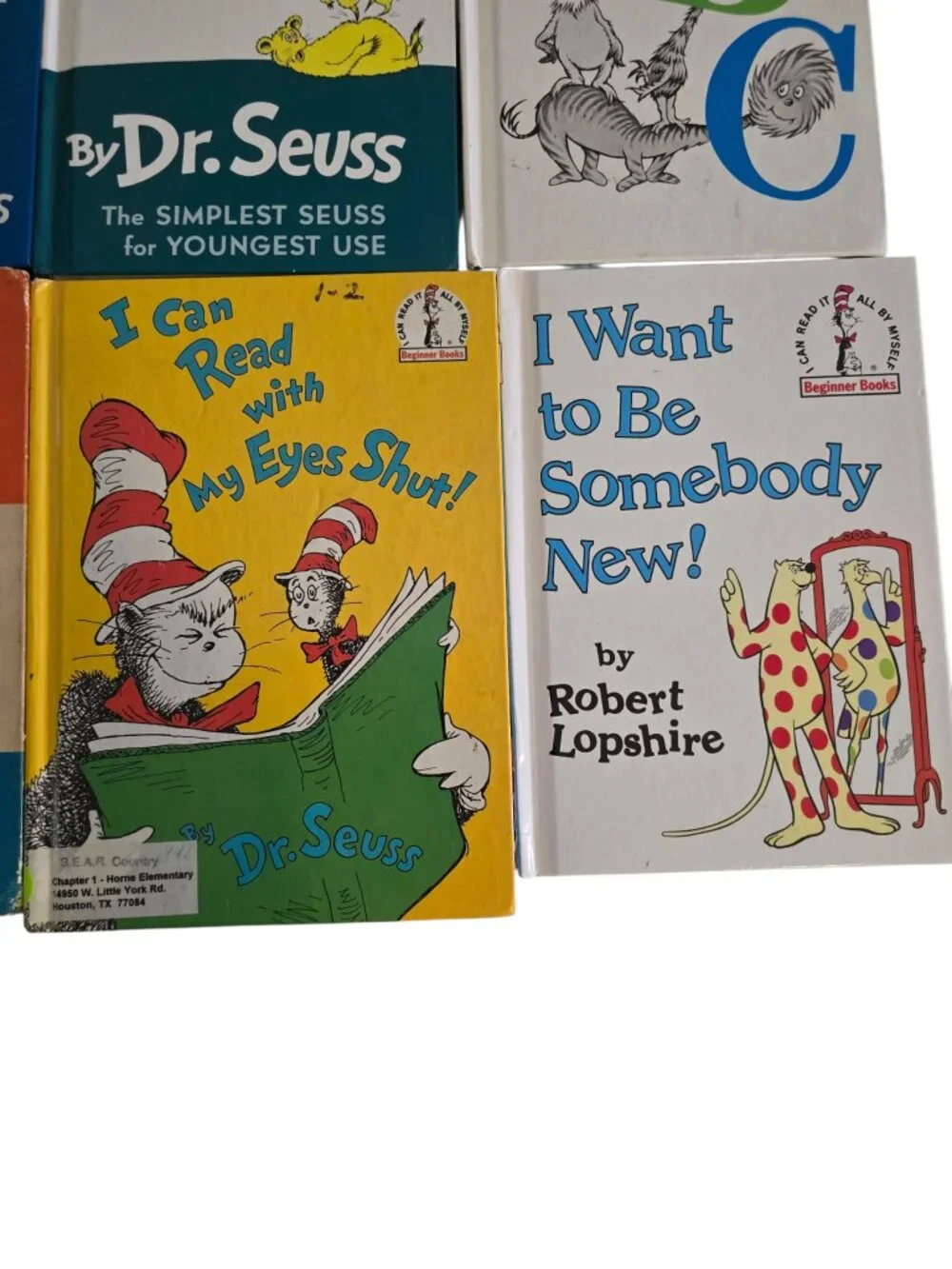 Dr Seuss Beginner Books Lot of 8 Cat in the Hat Hop on Pop ABC Go Dog Go Kids